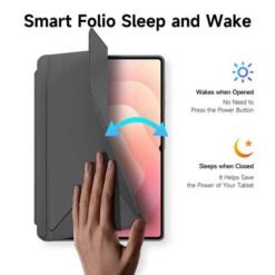 Galaxy TAB S11 Ultra grátt hulstur með pennahólfi - Image 5