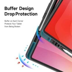 Galaxy TAB S11 Ultra grátt hulstur með pennahólfi - Image 6