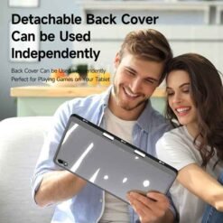 Galaxy TAB S11 grátt hulstur með pennahólfi - Image 7