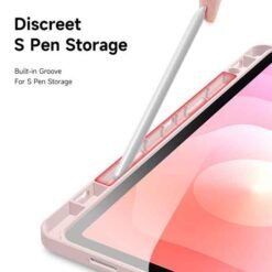 Galaxy TAB S11 bleikt hulstur með pennahólfi - Image 4