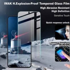 Oppo Reno 14 F IMAK skjávörn úr hertu gleri - Image 2