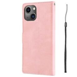 iPhone 15 Plus / 14 Plus bleikt símaveski með kortahólfum - Image 3