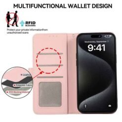 iPhone 13 Pro Max bleikt símaveski með RFID-vörn - Image 4