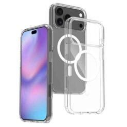 iPhone 18 Pro Max símahulstur með MagSafe – glært
