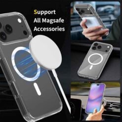 iPhone 18 Pro Max símahulstur með MagSafe – glært - Image 3