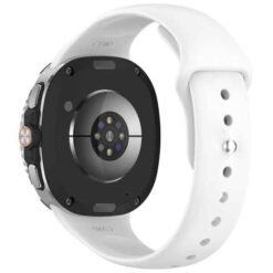 Galaxy Watch8 / 8 Classic sílikonól með smellufestingu- Hvít - Image 4