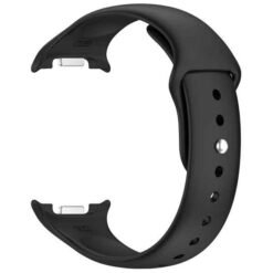 Galaxy Watch8 / 8 Classic sílikonól með smellufestingu- Svört - Image 5