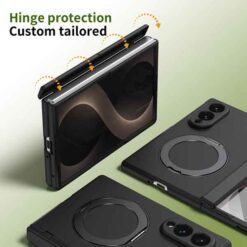 Galaxy Z Fold8 símahulstur með fingrahring – svart - Image 3