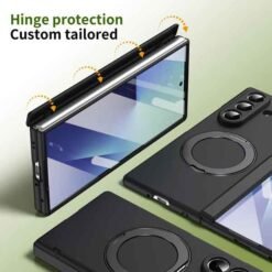 Galaxy Z Fold8 Ultra símahulstur með fingrahring – svart - Image 3