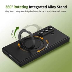 Galaxy Z Fold8 Ultra símahulstur með fingrahring – svart - Image 5