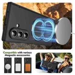 Galaxy Z Fold8 Ultra símahulstur með fingrahring – svart - Image 6