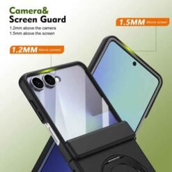 Galaxy Z Flip8 símahulstur með fingrahring – svart - Image 8