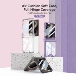 Galaxy Z Flip8 höggþolið símahulstur – glært - Image 10