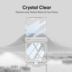 Galaxy Z Flip8 höggþolið símahulstur – glært - Image 9