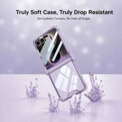 Galaxy Z Flip8 höggþolið símahulstur – glært - Image 5