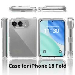 iPhone Fold símahulstur – glært - Image 2