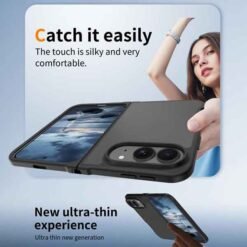 iPhone Fold símahulstur með kontrastlit – svart - Image 5