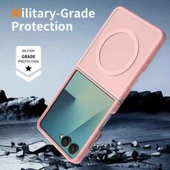 Galaxy Z Flip8 MagSafe símahulstur – bleikt - Image 6