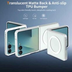 Galaxy Z Flip8 MagSafe símahulstur – glært - Image 2