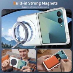 Galaxy Z Flip8 MagSafe símahulstur – glært - Image 5