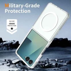 Galaxy Z Flip8 MagSafe símahulstur – glært - Image 6