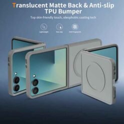 Galaxy Z Flip8 MagSafe símahulstur – dökkgrátt - Image 2