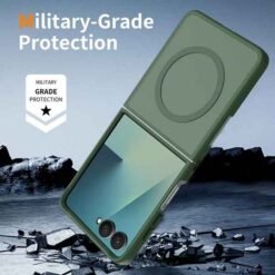 Galaxy Z Flip8 MagSafe símahulstur – dökk grænt - Image 6