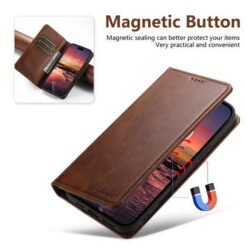 iPhone 18 Pro símaveski með kortahólfum – brúnt - Image 4