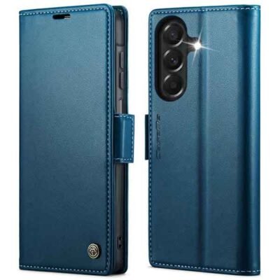 Galaxy A27 símaveski með RFID-vörn – blátt