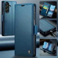 Galaxy A27 símaveski með RFID-vörn – blátt - Image 6