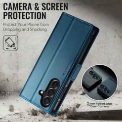 Galaxy A27 símaveski með RFID-vörn – blátt - Image 8