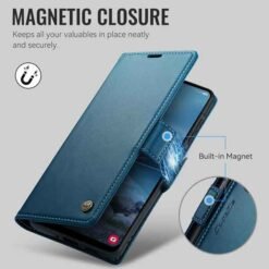 Galaxy A27 símaveski með RFID-vörn – blátt - Image 9