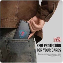 Galaxy A27 símaveski með RFID-vörn – svart - Image 4