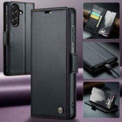Galaxy A27 símaveski með RFID-vörn – svart - Image 6