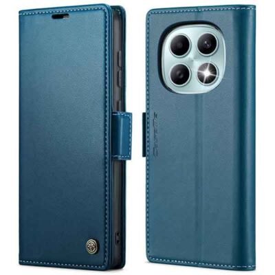 Redmi Note 15 símaveski með RFID-vörn og 3 kortahólfum - Blátt