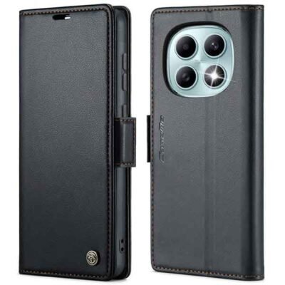Redmi Note 15 símaveski með RFID-vörn og 3 kortahólfum - Svart