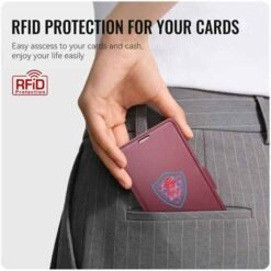 Xiaomi 17T símaveski með RFID-vörn og 3 kortahólfum - Vínrautt - Image 4