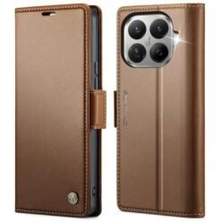 Xiaomi 17T símaveski með RFID-vörn og 3 kortahólfum - Brúnt
