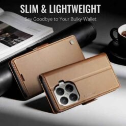 Xiaomi 17T símaveski með RFID-vörn og 3 kortahólfum - Brúnt - Image 7