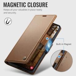Xiaomi 17T símaveski með RFID-vörn og 3 kortahólfum - Brúnt - Image 9