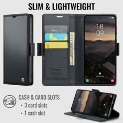 Xiaomi 17T símaveski með RFID-vörn og 3 kortahólfum - Svart - Image 2