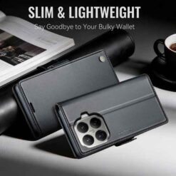 Xiaomi 17T símaveski með RFID-vörn og 3 kortahólfum - Svart - Image 7