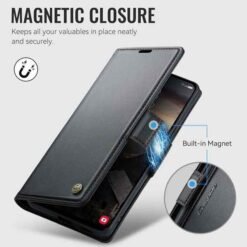 Xiaomi 17T símaveski með RFID-vörn og 3 kortahólfum - Svart - Image 9