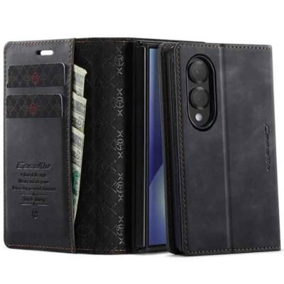 Galaxy Z Fold8 símaveski með RFID-vörn – svart
