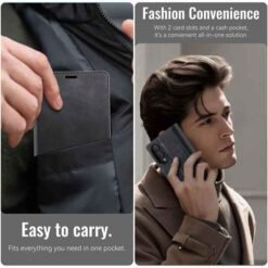 Galaxy Z Fold8 símaveski með RFID-vörn – svart - Image 10
