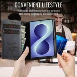 Galaxy Z Fold8 símaveski með RFID-vörn – svart - Image 11