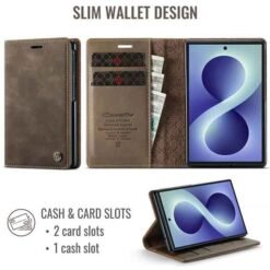 Galaxy Z Fold8 símaveski með RFID-vörn – kaffibrúnt - Image 2