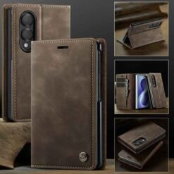 Galaxy Z Fold8 símaveski með RFID-vörn – kaffibrúnt - Image 6