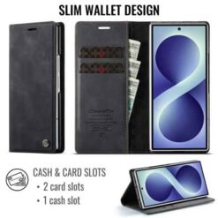 Galaxy Z Fold8 Ultra símaveski með RFID-vörn – svart - Image 2