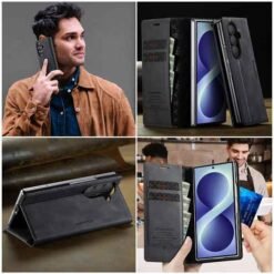 Galaxy Z Fold8 Ultra símaveski með RFID-vörn – svart - Image 4
